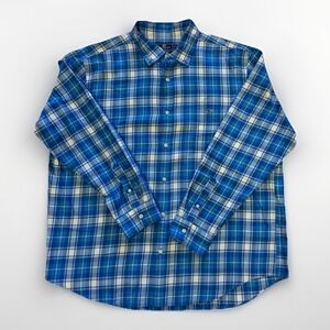 Vineyard Vines Men's XXL‎ Classic Fit Performance Tucker Shirt Blue Plaid